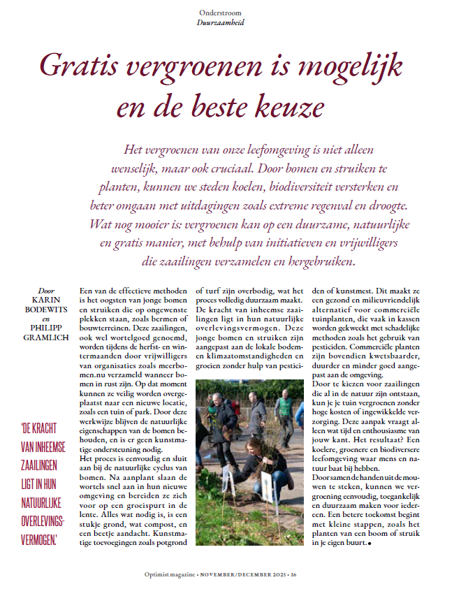 Gramlich Bodewits Gratis vergroenen The Optimist