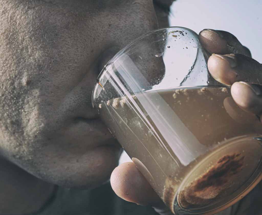 Vies drinkwater als gevolg van turfwinning